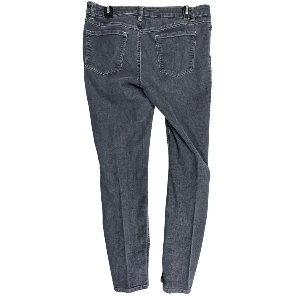 prAna Skinny Jeans Womens Size 8 / 29 Gray Mid Rise Minimalist Capsule Wardrobe